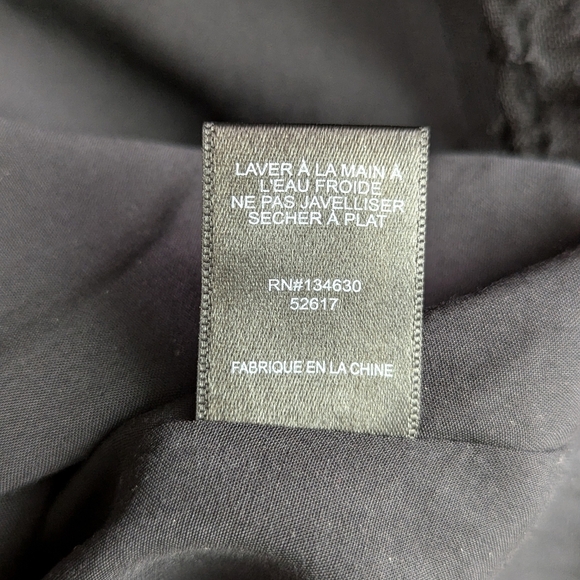 Anthropologie Sunday in Brooklyn Black Sheer Mesh Floral Appliqué Mini Dress 0 - Picture 8 of 15